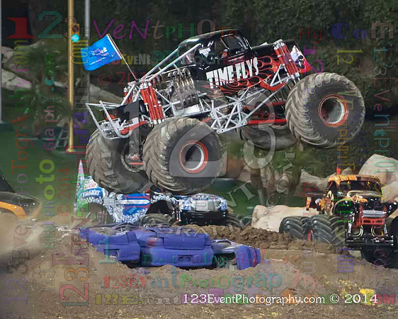 2014-02-08 MONSTER JAM® @ Anaheim #3 Angel Stadium