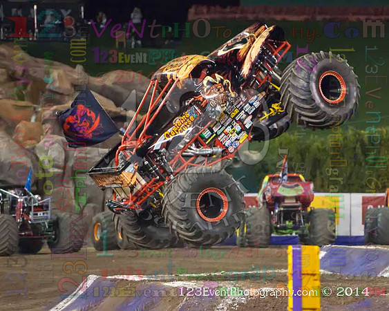 2014-02-08 MONSTER JAM® @ Anaheim #3 Angel Stadium