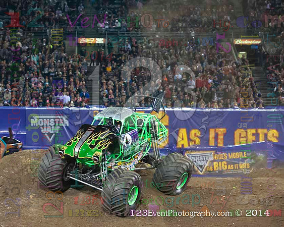 2014-02-08 MONSTER JAM® @ Anaheim #3 Angel Stadium