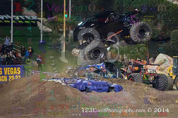 2014-02-08 MONSTER JAM® @ Anaheim #3 Angel Stadium