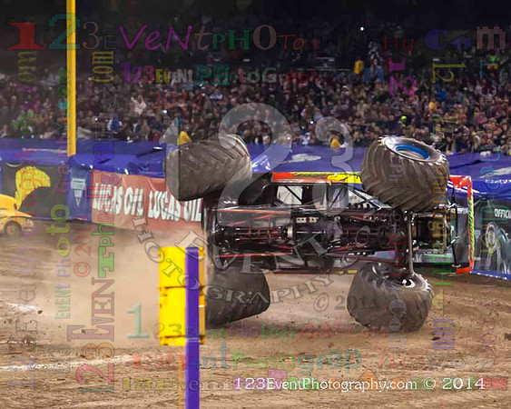 2014-02-08 MONSTER JAM® @ Anaheim #3 Angel Stadium