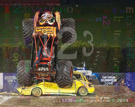 2014-02-08 MONSTER JAM® @ Anaheim #3 Angel Stadium