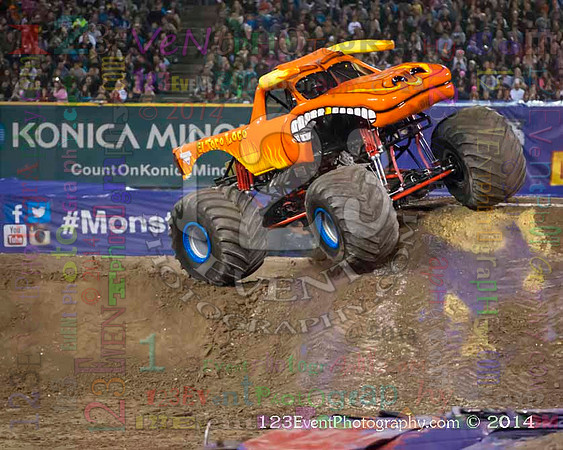 2014-02-08 MONSTER JAM® @ Anaheim #3 Angel Stadium