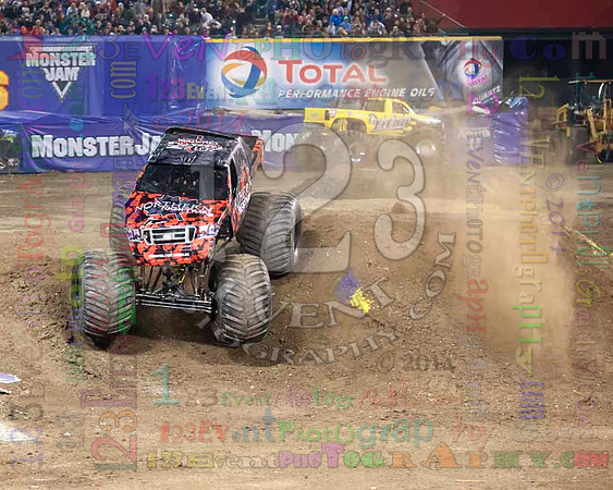 2014-01-25 MONSTER JAM® @ Anaheim #2 Angel Stadium