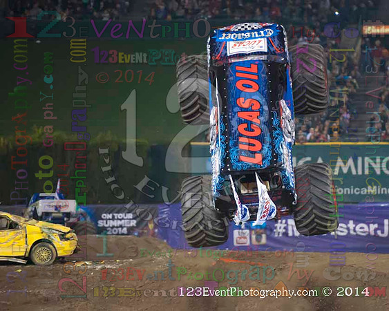 2014-02-08 MONSTER JAM® @ Anaheim #3 Angel Stadium