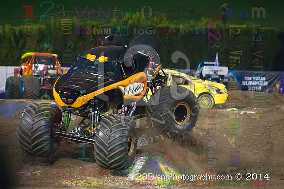 2014-02-08 MONSTER JAM® @ Anaheim #3 Angel Stadium