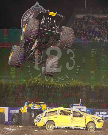 2014-02-08 MONSTER JAM® @ Anaheim #3 Angel Stadium