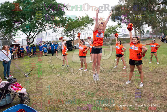 2014 Clairemont High Cheer Squad at Clairemont Family Day