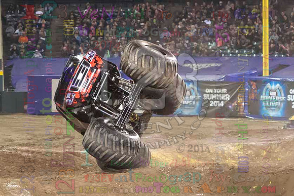 2014-01-25 MONSTER JAM® @ Anaheim #2 Angel Stadium