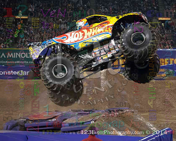 2014-02-08 MONSTER JAM® @ Anaheim #3 Angel Stadium