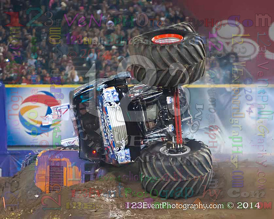 2014-02-08 MONSTER JAM® @ Anaheim #3 Angel Stadium