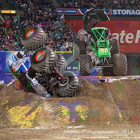 2014-02-08 MONSTER JAM® @ Anaheim #3 Angel Stadium