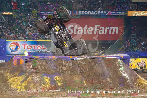 2014-02-08 MONSTER JAM® @ Anaheim #3 Angel Stadium