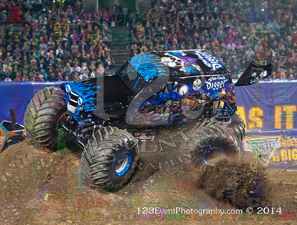 2014-02-08 MONSTER JAM® @ Anaheim #3 Angel Stadium