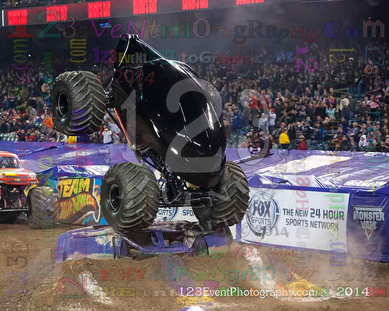 2014-02-08 MONSTER JAM® @ Anaheim #3 Angel Stadium