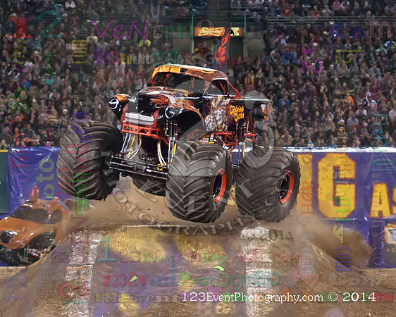 2014-02-08 MONSTER JAM® @ Anaheim #3 Angel Stadium