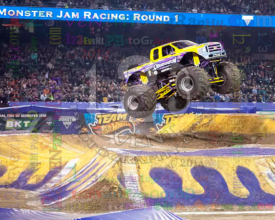 2014-01-25 MONSTER JAM® @ Anaheim #2 Angel Stadium
