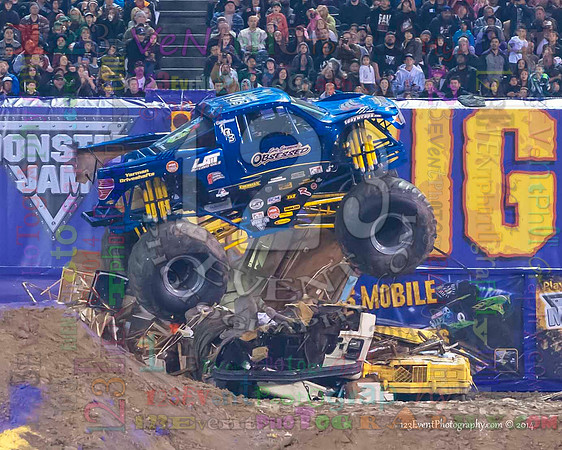 2014-01-11 MONSTER JAM® @ Anaheim Angel Stadium