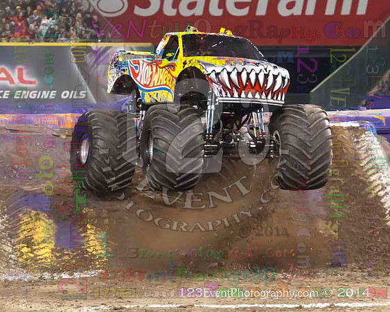 2014-02-08 MONSTER JAM® @ Anaheim #3 Angel Stadium