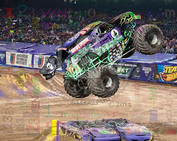 2014-01-25 MONSTER JAM® @ Anaheim #2 Angel Stadium