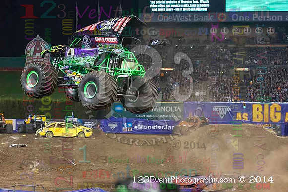 2014-02-08 MONSTER JAM® @ Anaheim #3 Angel Stadium