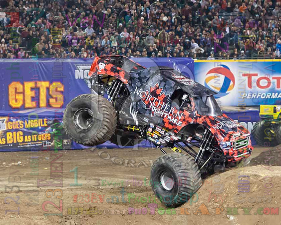 2014-01-25 MONSTER JAM® @ Anaheim #2 Angel Stadium