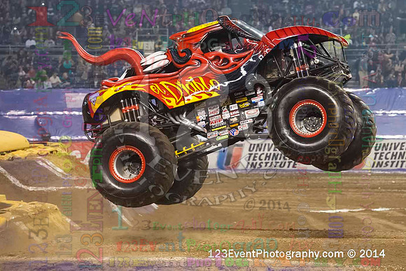 2014-01-18 MONSTER JAM® @ Qualcomm Stadium