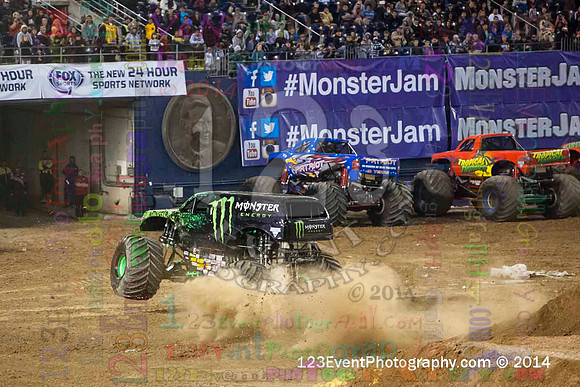 2014-01-18 MONSTER JAM® @ Qualcomm Stadium