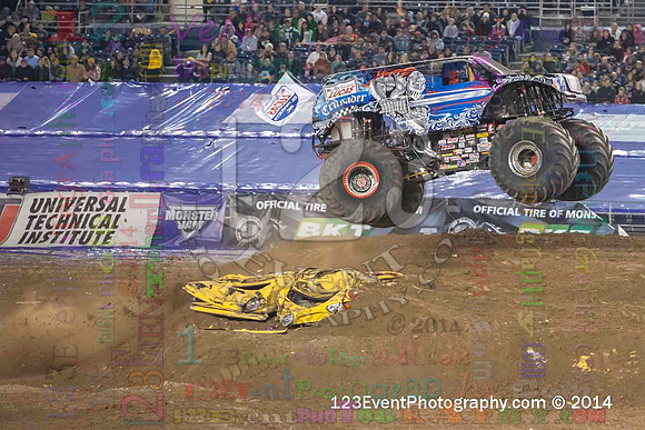 2014-01-18 MONSTER JAM® @ Qualcomm Stadium