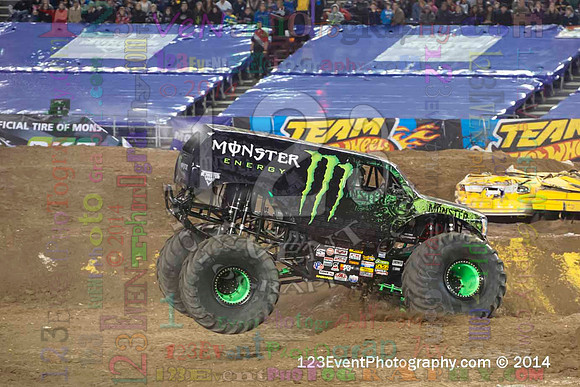 2014-01-18 MONSTER JAM® @ Qualcomm Stadium