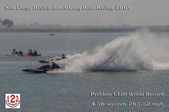 2009 IHBA Drag Boat Racing - San Diego Bayfair