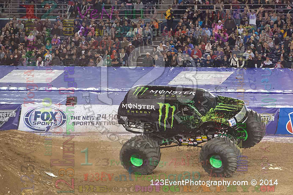 2014-01-18 MONSTER JAM® @ Qualcomm Stadium