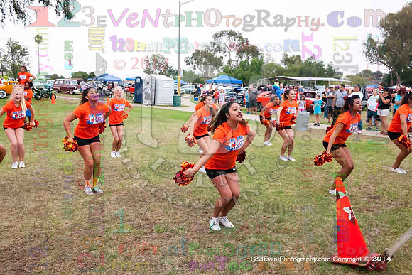 2014 Clairemont High Cheer Squad at Clairemont Family Day