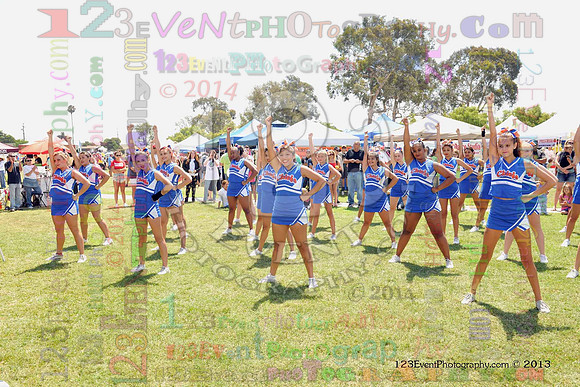 2013 Clairemont High Cheer Squad at Clairemont Family Day