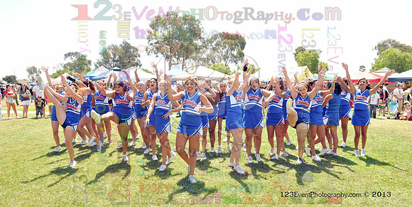 2013 Clairemont High Cheer Squad at Clairemont Family Day