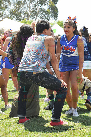 2013 Clairemont High Cheer Squad at Clairemont Family Day