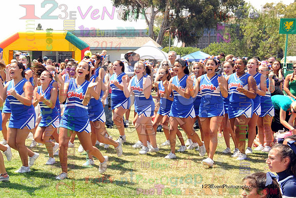 2013 Clairemont High Cheer Squad at Clairemont Family Day