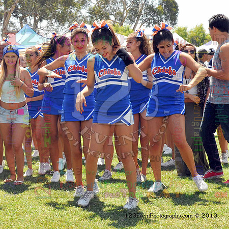 2013 Clairemont High Cheer Squad at Clairemont Family Day