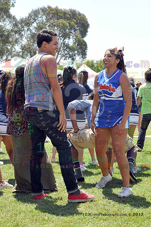 2013 Clairemont High Cheer Squad at Clairemont Family Day