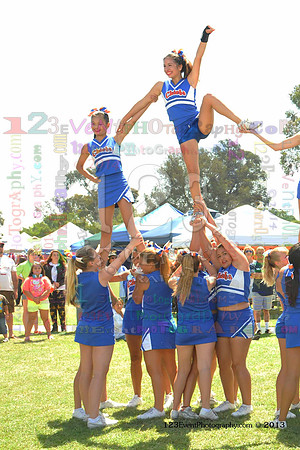 2013 Clairemont High Cheer Squad at Clairemont Family Day