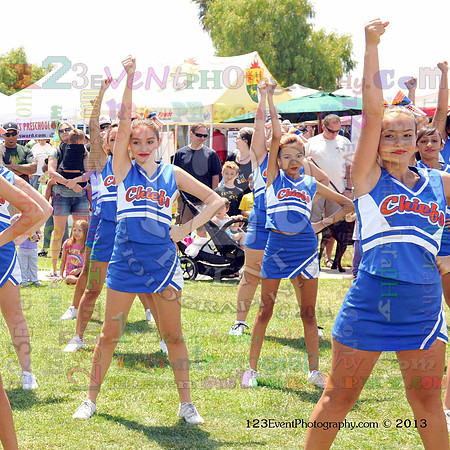 2013 Clairemont High Cheer Squad at Clairemont Family Day