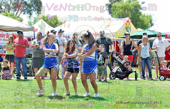 2013 Clairemont High Cheer Squad at Clairemont Family Day