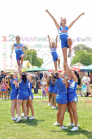 2013 Clairemont High Cheer Squad at Clairemont Family Day