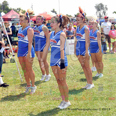 2013 Clairemont High Cheer Squad at Clairemont Family Day