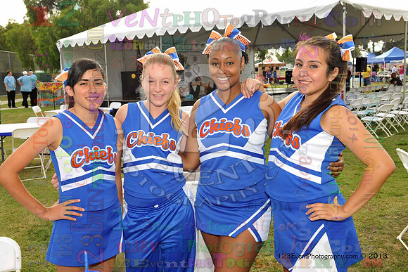2013 Clairemont High Cheer Squad at Clairemont Family Day