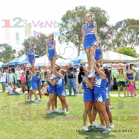 2013 Clairemont High Cheer Squad at Clairemont Family Day