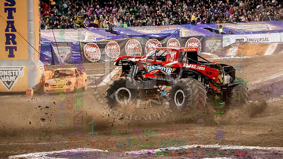 2016-01-30 MONSTER JAM® @ Angel Stadium Anaheim #2