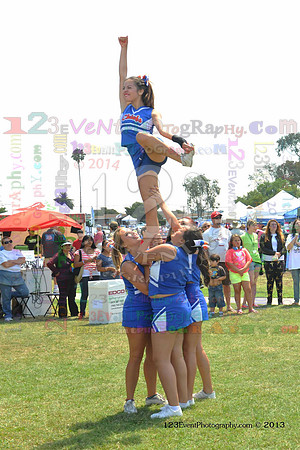 2013 Clairemont High Cheer Squad at Clairemont Family Day