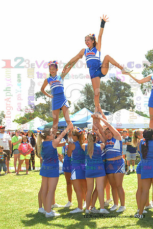 2013 Clairemont High Cheer Squad at Clairemont Family Day