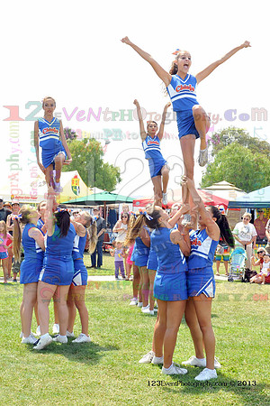 2013 Clairemont High Cheer Squad at Clairemont Family Day
